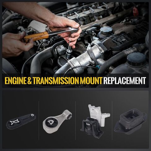 KUSATEC 4PCS Engine Motor & Transmission & Torque Strut Mount Set Compatible with Nissan Juke 2011 2012/ Sentra 2013 2014 2015 2016 2017 2018 2019, Replacement for A7380 A7382 A7376 A4360 in Saudi Arabia
