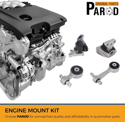 Parod 4PCS Engine Mount 1.8L L4 GAS FIT لـ Honda Civic 2006-2011 ، استبدل#A4547 A4548 A4530 A4546 in Saudi Arabia