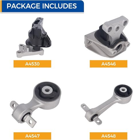 Parod 4PCS Engine Mount 1.8L L4 GAS FIT لـ Honda Civic 2006-2011 ، استبدل#A4547 A4548 A4530 A4546 in Saudi Arabia