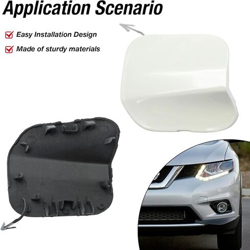 622A0-4BA0A Bumper Tow Hook Cover Front Towing Hook Eye Hole Cover, Replacement for Rogue 2014-2016 in Saudi Arabia