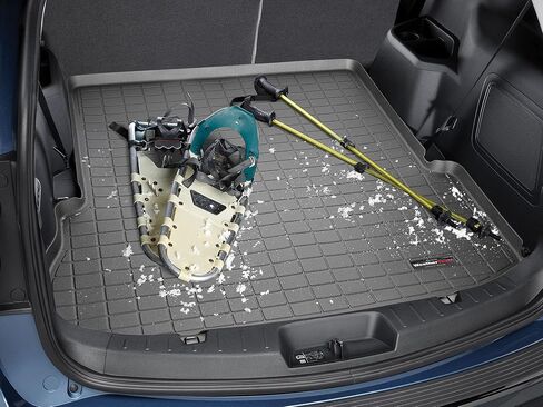 WeatherTech Cargo Trunk Liner for Kia Carnival, Carnival Hybrid - Rear Cargo Well (401443) Black in Kuwait