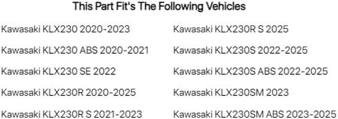 Tusk First Line Air Filter For Kawasaki KLX230R S 2021-2023 in Saudi Arabia
