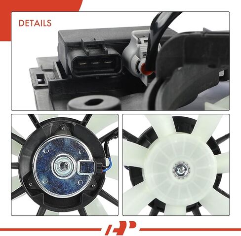 A-Premium Engine Radiator Cooling Fan Assembly Compatible with Select Toyota Models - Prius C 2015 2016 2017 2018 2019 - Replace# 1671121160, 8925712020 in Saudi Arabia