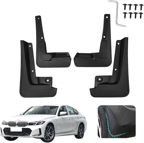 Custom Fit for Mud Flaps 2024 Buick Envista Mud Splash Guard Front and Rear 4-PC Set in Saudi Arabia