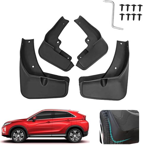 Custom Fit for Mud Flaps 2024 Buick Envista Mud Splash Guard Front and Rear 4-PC Set in Saudi Arabia