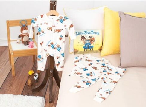 Baby Starters The Very Hungry Caterpillar One Piece Zippered Coverall Pajamas (Cotton, White and Red, 12M) in Saudi Arabia