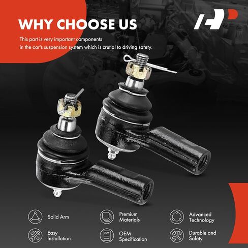 A-Premium 2 x Front Outer Tie Rod Ends, Compatible with Ford Transit Connect 2010 2011 2012 2013 in Saudi Arabia