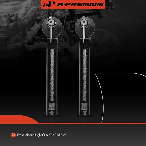 A-Premium 2 x Front Outer Tie Rod Ends, Compatible with Toyota Corolla 2009 2010 2011 2012 2013 in Saudi Arabia
