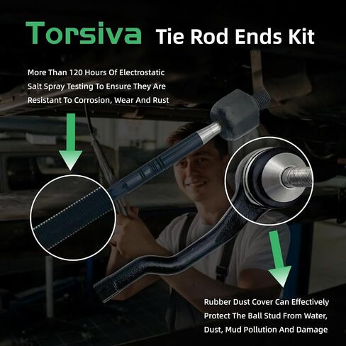 K750159 ES800474 EV800576 ES800473 8PCS DRIVER SIDE SIDE INNER TIE TIE ROD BAR in Saudi Arabia