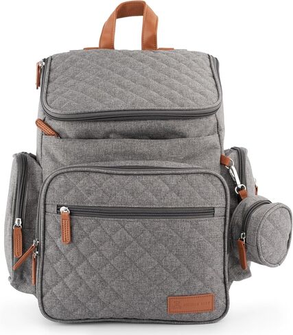 Large Baby Backpack Diaper Bag – Modern Baby Diaper Bag with 15 Pockets to Store New Born Baby Essentials Must Haves (Army Green) in Saudi Arabia
