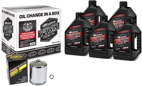 V-Twin تغيير مجموعة Quick Kit Taintetic W/Chrome Filter ، Milwaukee-Eight in Saudi Arabia