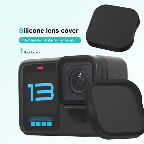 واقي شاشة ينطبق على Gopro Hero 13 Hero13 أسود [6 عبوات] زجاج مقوى لهاتف Go pro Hero 13 سهل التركيب in Saudi Arabia
