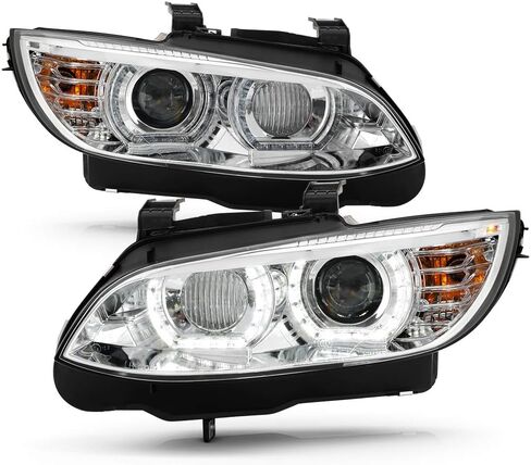 ACANII - For 2007-2010 BMW E92 E93 328i 335i Coupe Factory HID/Xenon w/AFS LED 3D Halo DRL Headlights Headlamps Assembly in Saudi Arabia