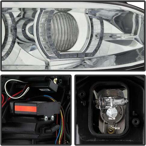ACANII - For 2007-2010 BMW E92 E93 328i 335i Coupe Factory HID/Xenon w/AFS LED 3D Halo DRL Headlights Headlamps Assembly in Saudi Arabia