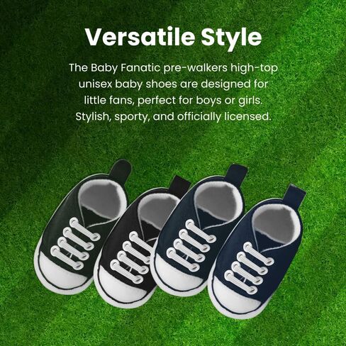 Baby Fanatic Ncaa Legacy Infant Pre-Walker Hightops، ولاية كارولينا الشمالية Wolfpack، للأعمار من 0 إلى 6 أشهر in Saudi Arabia
