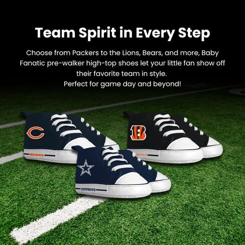 Baby Fanatic Ncaa Legacy Infant Pre-Walker Hightops، ولاية كارولينا الشمالية Wolfpack، للأعمار من 0 إلى 6 أشهر in Saudi Arabia