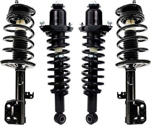 Detroit Axle - FWD Front الخلفي الدعامات ل Toyota 2003-2008 Matrix Pontiac Vibe Complete 4 Struts مع Coil Spring 2004 2005 2006 2007 Ready Strut shock Assembly in Saudi Arabia