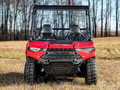 SuperAtv كامل الزجاج الأمامي لعام 2018+ Polaris Ranger 150 Youth | 1/4 بوصة البولي الكربوني - 250x أقوى من الزجاج in Saudi Arabia
