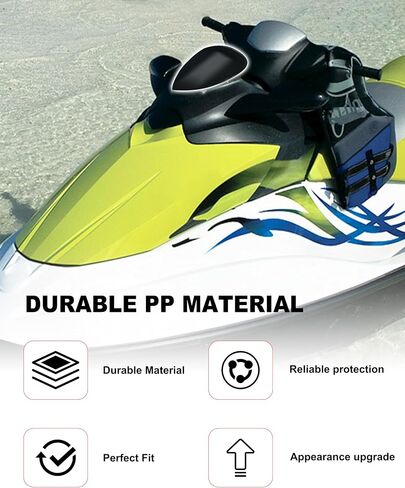 انحراف شاشة الرياح الأمامية متوافقة مع Sea-Doo GTI Wake 2006-2010 ملحقات نماذج الرياح السوداء ، استبدال # 291002511 in Saudi Arabia