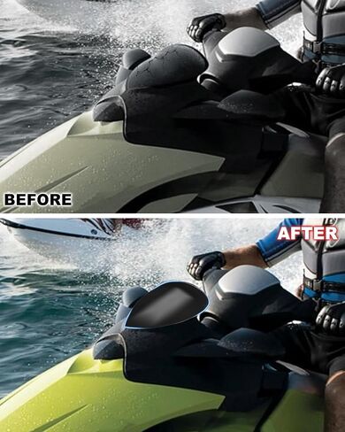 انحراف شاشة الرياح الأمامية متوافقة مع Sea-Doo GTI Wake 2006-2010 ملحقات نماذج الرياح السوداء ، استبدال # 291002511 in Saudi Arabia