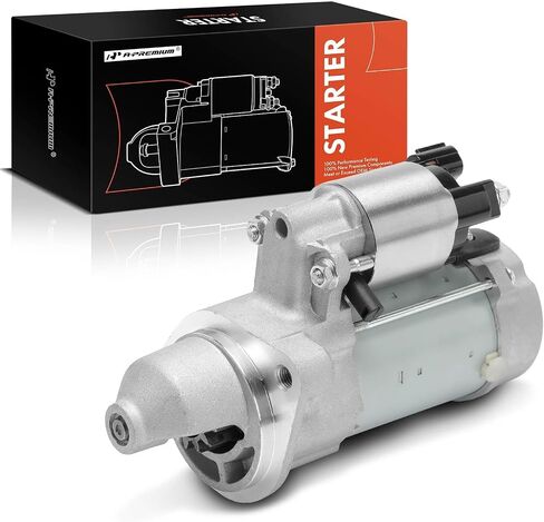 A-Premium Starter Motor Compatible with Kia Soul 2012-2013 L4 1.8L, Forte 2014-2016 L4 2.0L, with Engine Stop/Start Feature, 12V 1.4KW 13-Teeth Clockwise, Replace# 4280008280, 361002E300 in Saudi Arabia