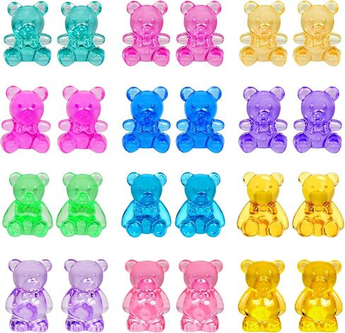 HAPTIME 310 Pcs Counting Bears, Mini Teddy Bears, Party Favors for Kids, Bulk Valentines Day Gifts for Kids Classroom, Valentines Day Table Decor, Valentines Day Gifts for Her/Him in Kuwait