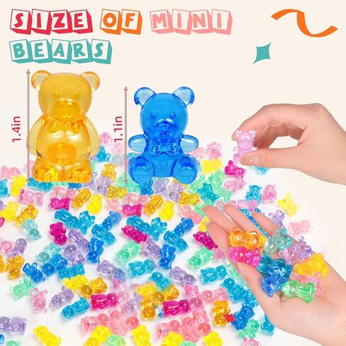 HAPTIME 310 Pcs Counting Bears, Mini Teddy Bears, Party Favors for Kids, Bulk Valentines Day Gifts for Kids Classroom, Valentines Day Table Decor, Valentines Day Gifts for Her/Him in Kuwait