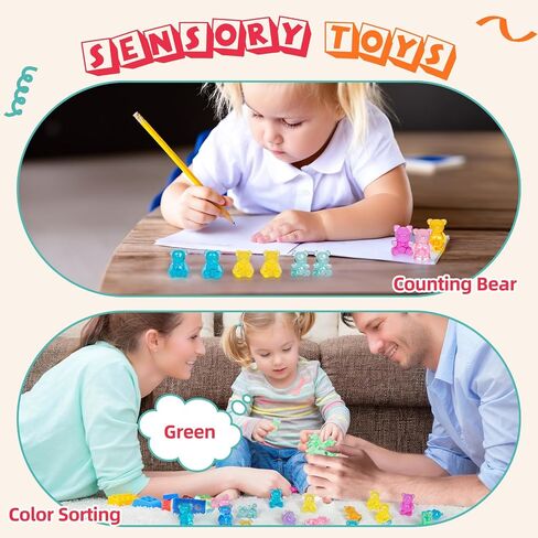 HAPTIME 310 Pcs Counting Bears, Mini Teddy Bears, Party Favors for Kids, Bulk Valentines Day Gifts for Kids Classroom, Valentines Day Table Decor, Valentines Day Gifts for Her/Him in Kuwait