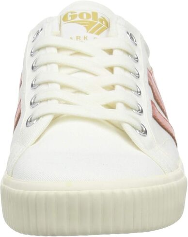 Gola Women's Tennis-Mark Cox Sneaker, Off-White/Dark Green, 6.5 in Saudi Arabia