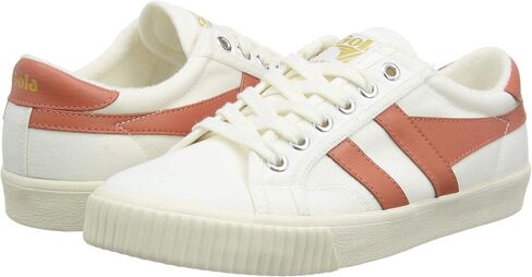 Gola Women's Tennis-Mark Cox Sneaker, Off-White/Dark Green, 6.5 in Saudi Arabia