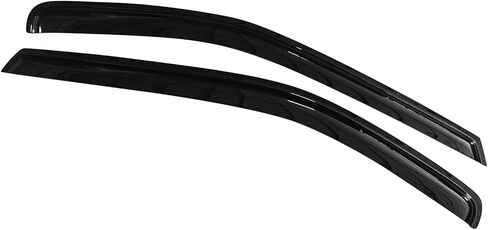 Window Visor متوافق مع 1998-2003 Toyota Sienna ، Slim Style Smoke Smoke Tinted 2PCS Sun Rain Shade Guard Deflector Air Deflector by Ikon Motorsports ، 1999 2000 2001 2002 in Saudi Arabia