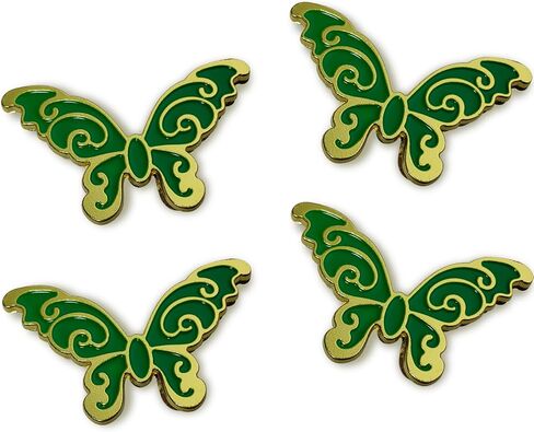 4PCS Butterfly Journal Notebook Clip, Traveler's Binder Clips, Antique Travelers Notebook Accessories, Vintage Book Page Hold Clamps for Home Office School, Metal Journal Clips, (Bronze) in Kuwait