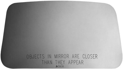 Compatible with 2003-2006 Dodge Sprinter 2500/3500 Driver/Passenger Side Upper Convex Spot Mirror Glass - Glass Only in Saudi Arabia