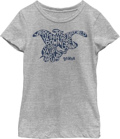 Disney Girl's Dumbo Up and Up T-Shirt in Saudi Arabia