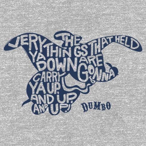 Disney Girl's Dumbo Up and Up T-Shirt in Saudi Arabia