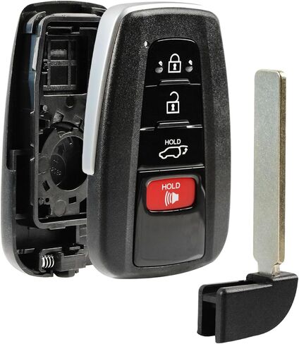 USA Remote Shell Case تناسب Toyota Highlander RAV4 4-BUTTER SUV HACK SMART KEY HYQ14FBC in Kuwait