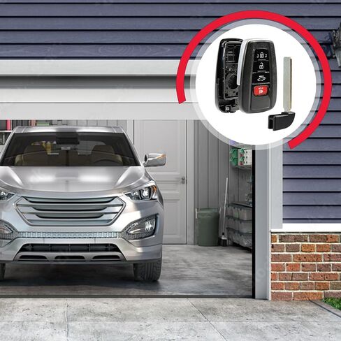 USA Remote Shell Case تناسب Toyota Highlander RAV4 4-BUTTER SUV HACK SMART KEY HYQ14FBC in Kuwait