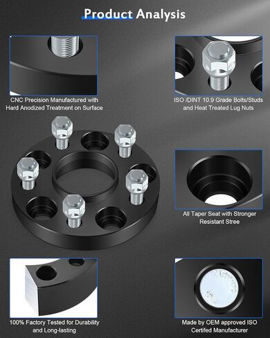 ECCPP 2PCS 5x4.5 Wheel Spacers Hubcentric 20mm 5 Lug 5x114.3mm Fit for 2002-2015 for Nissan Altima 2009-2015 for Nissan GT-R 2011-2014 for Nissan Juke in Saudi Arabia