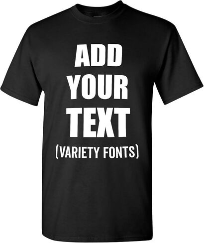 Custom T-Shirt Add Your Text Personalized T Shirt for Men & Women Cotton Tee in Saudi Arabia
