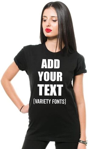 Custom T-Shirt Add Your Text Personalized T Shirt for Men & Women Cotton Tee in Saudi Arabia