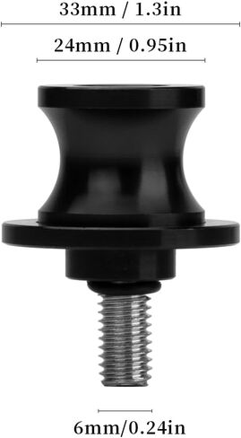 Motorcycle M6 Swingarm Spools Slider For XSR 900 2016-2024 Motorcycle Bobbins Paddock Stand Spools Paddock Stand Bobbins m6 (See details below) Accessories (Black) in Saudi Arabia