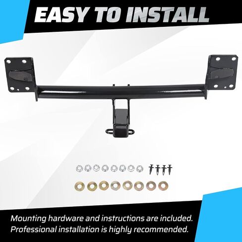 KUAFU Class 3 Trailer Hitch Compatible with 2007-2018 BMW X5 /2014-2019 BMW X6 2 Inch Hitch Receiver Rear Tow Hitch Black in Saudi Arabia