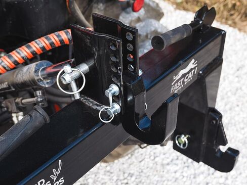 Fast Cat Quick Hitch ، الفئة 1 من 3 نقاط ، لا توجد بطانات مطلوبة مع خطاف أعلى قابل للتعديل ودبابيس التغيير السريع ، ضمان لمدة عامين (أسود) in Kuwait