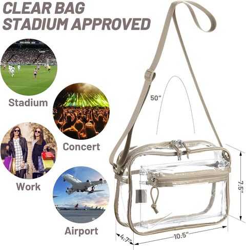 المرأة انظر من خلال حقيبة الرسول Clear Stadium Work Crossbod in Kuwait