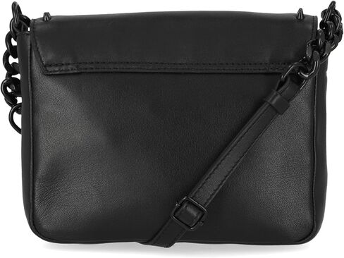 Harley-Davidson Women's Bar & Shield Cone Stud Flap Crossbody Purse - Black in Saudi Arabia