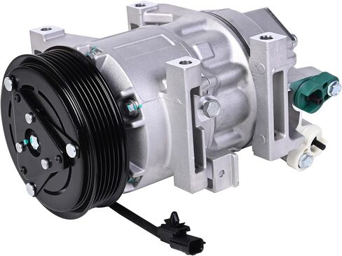 Air Conditioner AC Compressor with Clutch Compatible with Nissan Altima 2.5L 2013-2018, VCS141C Style, 6 Grooves,Replaces# 926003TA2A 926003TA2B 926003TA2C 926003TA2D 926003TA2E 926003TA3A CO 29074C in Saudi Arabia