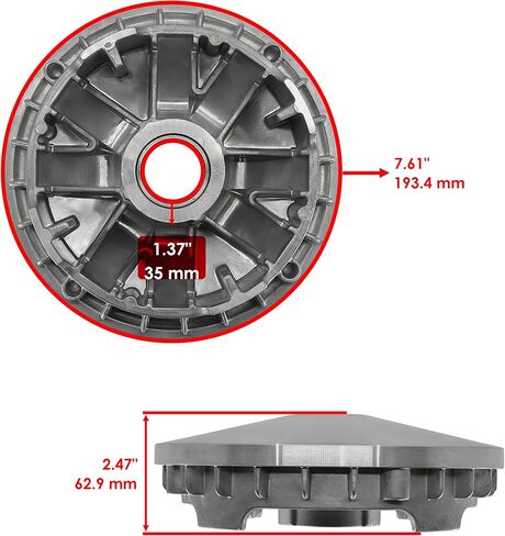 Caltric Primary Clutch Sheave Plate with Spacer Compatible with Arctic Cat 0823-273 0823-360 in Saudi Arabia