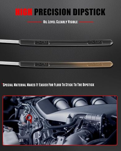 CCIYU OIL DIPSTICK 86 × 2.5 × 2.5 مؤشر مستوى الزيت مناسب لكرايسلر 300 2006-2012 ، لدودج تشالنجر 2011-2012 ، لدودج تشارجر 2006-2012 ، لدود ماجنوم 2005-2008 in Saudi Arabia