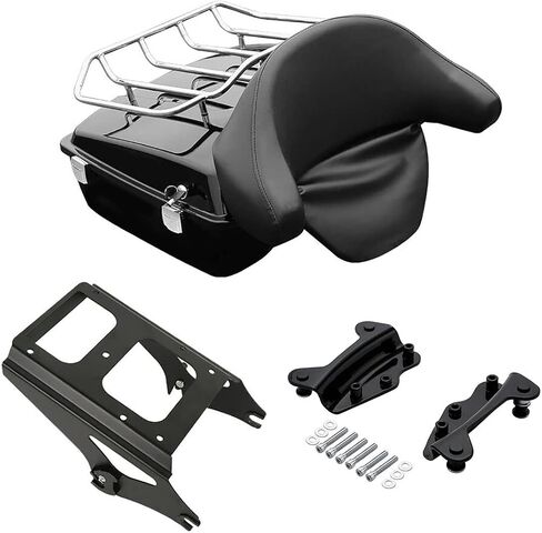TCMT King Tour Pack Trunk Backrest Luggage Mounting Rack Docking Hardware Fit For Harley Touring Models Road King Road Glide Street Glide Electra Glide 2009-2013 in Saudi Arabia