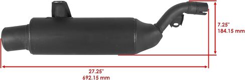 كاتم الصوت العادم Caltric مع أنابيب العادم والحشيات المتوافقة مع Honda TRX300EX Sportrax 300 1993-2008 in Saudi Arabia
